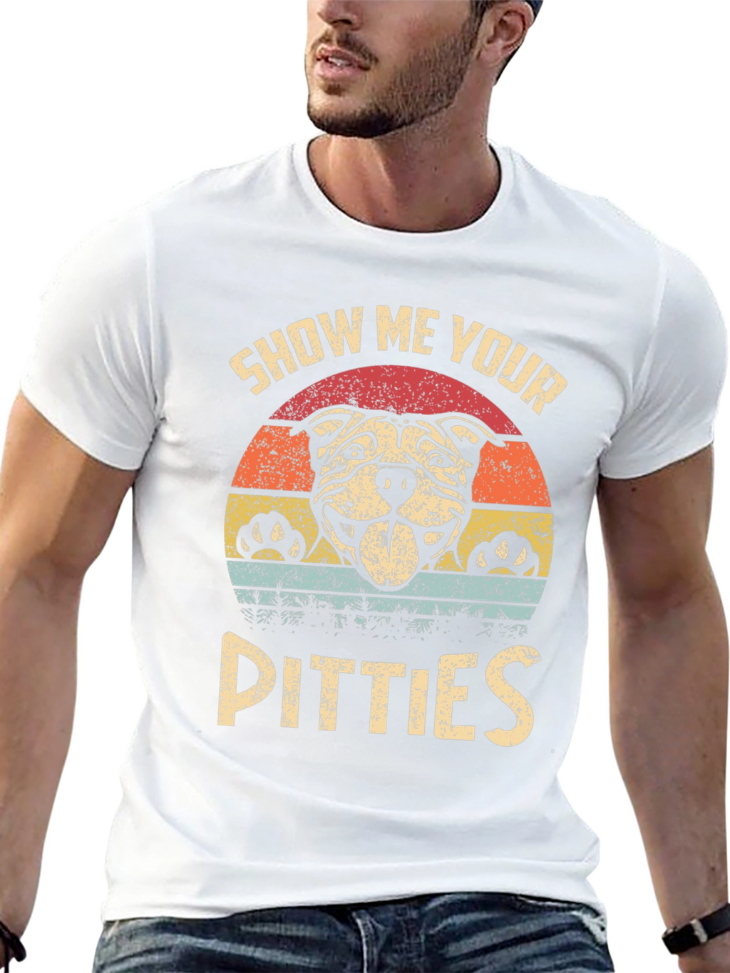 Show Me Your Pitties T-Shirt Funny Dog Lover Tee