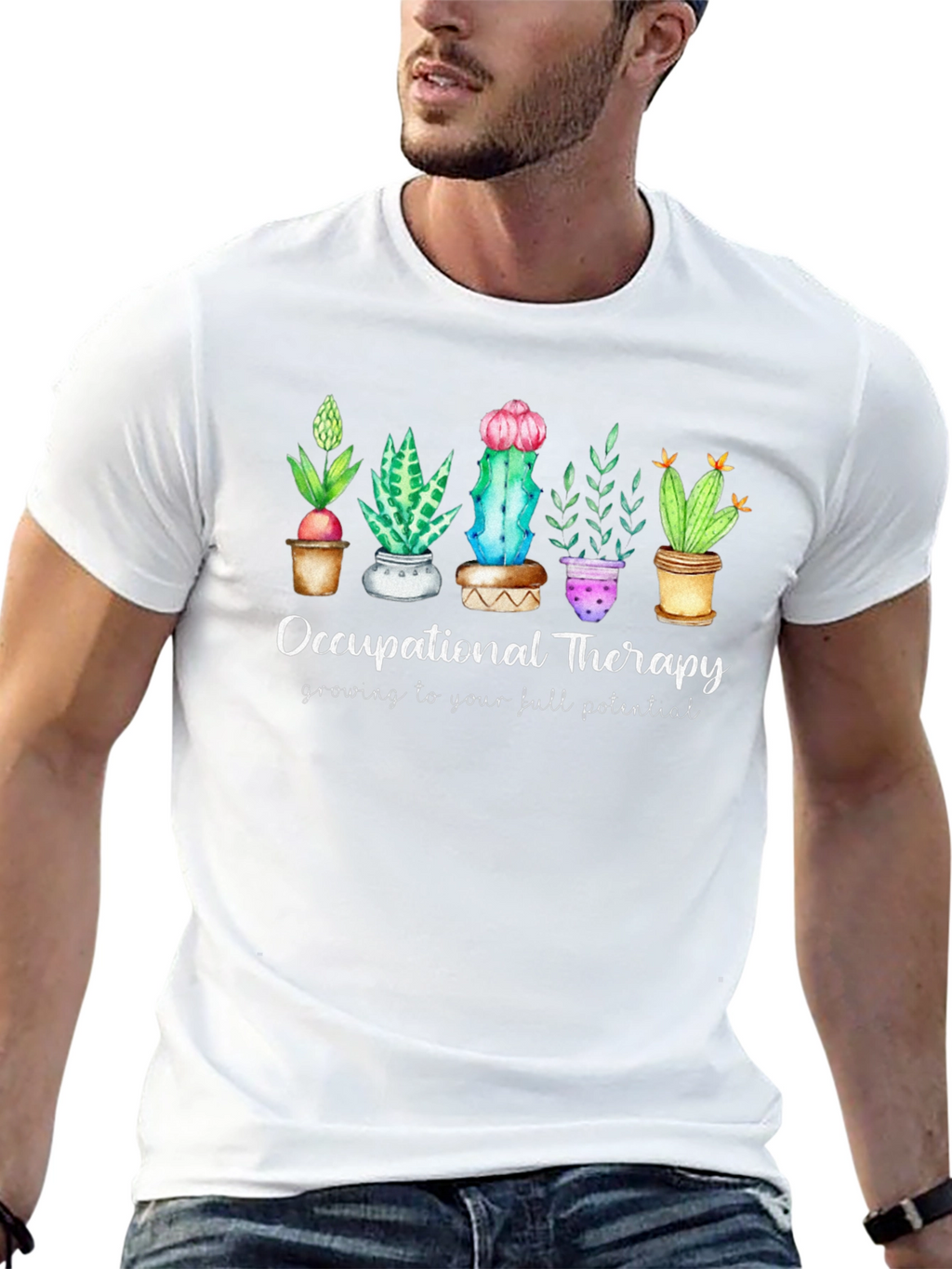 Occupational Therapy Cactus T-Shirt