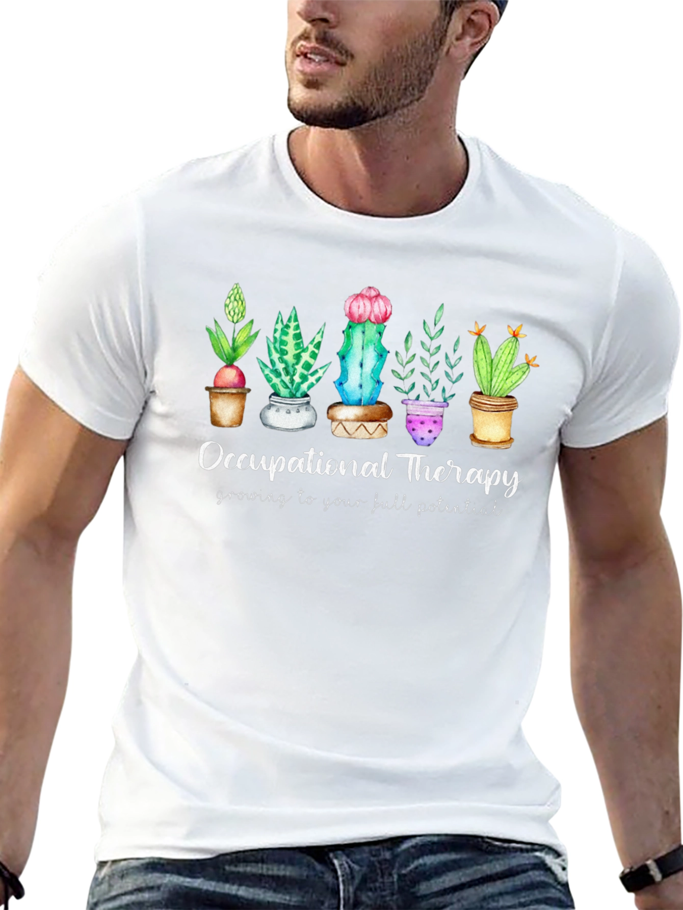 Occupational Therapy Cactus T-Shirt