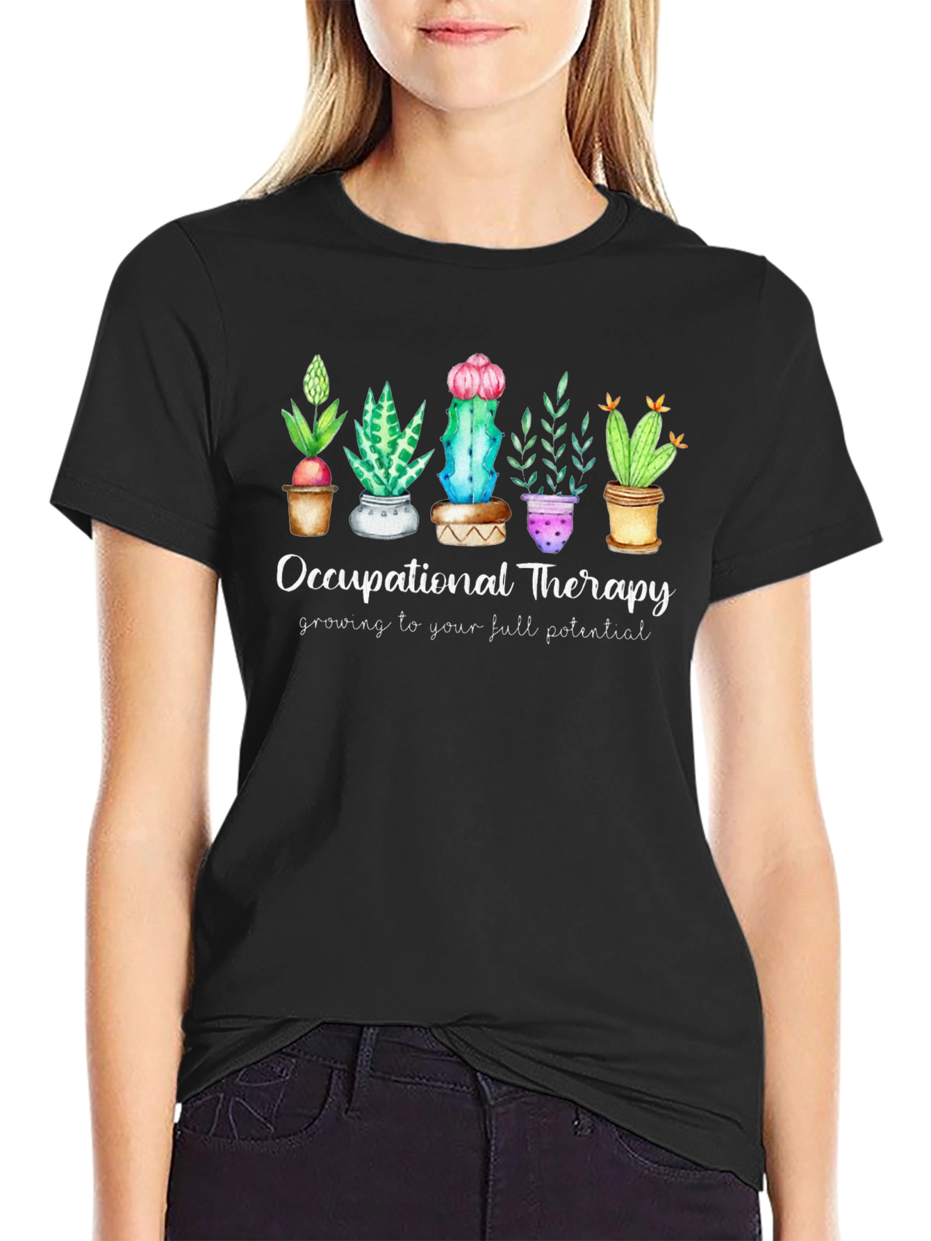 Occupational Therapy Cactus T-Shirt