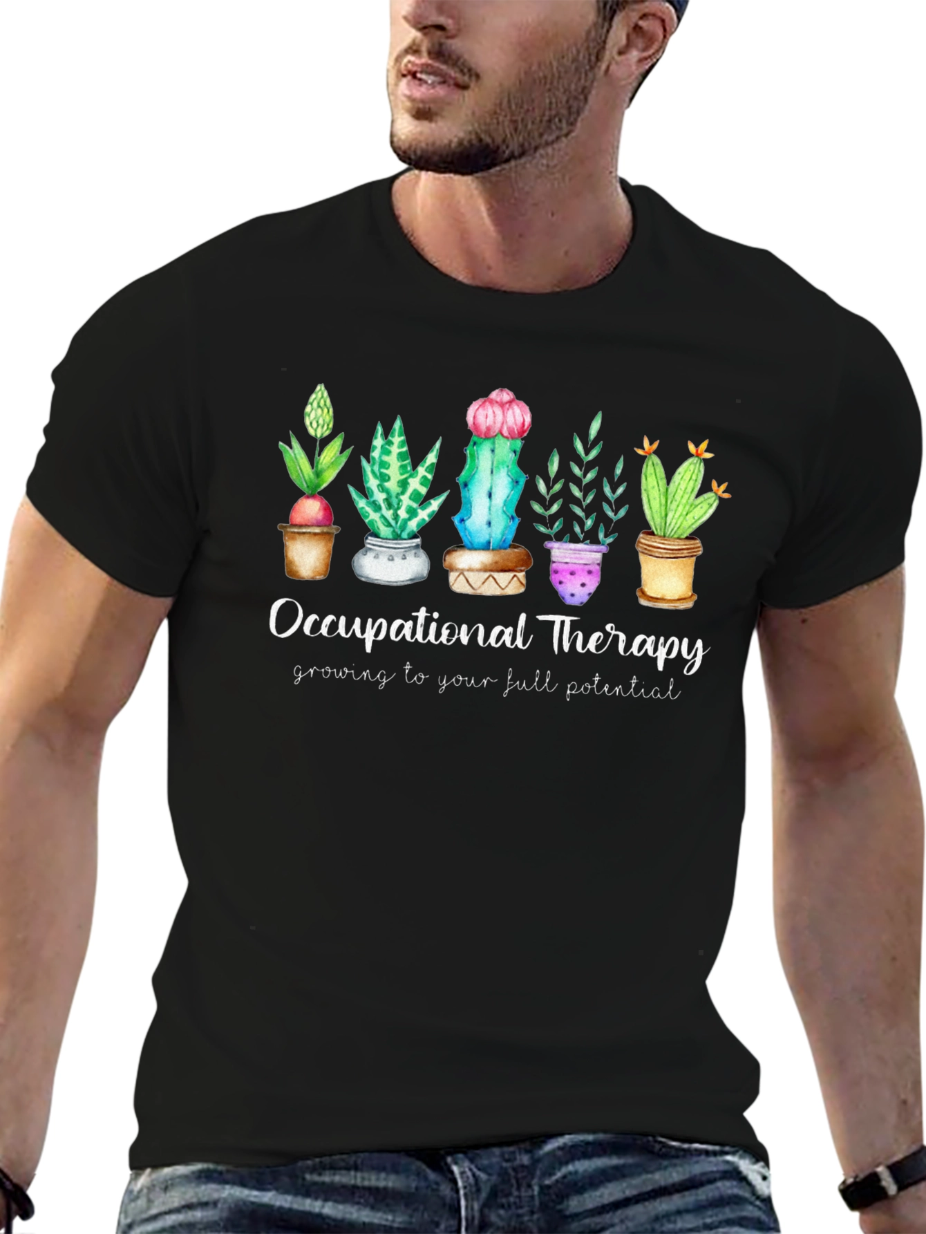 Occupational Therapy Cactus T-Shirt