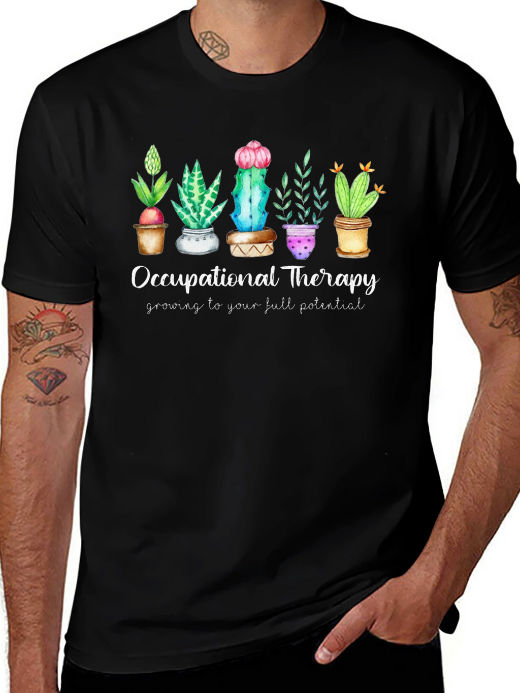 Occupational Therapy Cactus T-Shirt