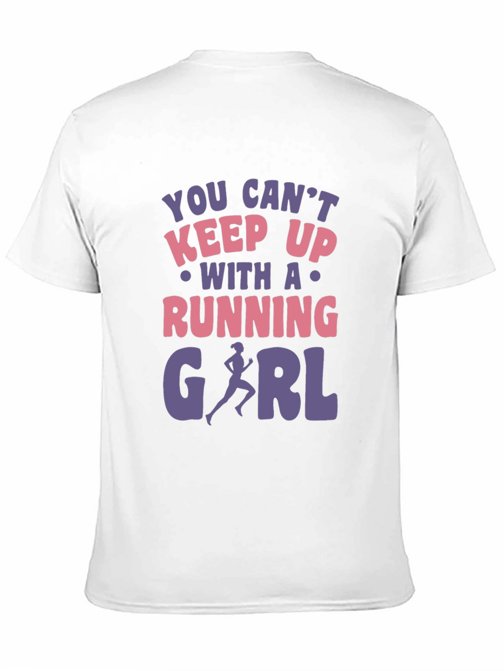 Running Girl Graphic Tee - You Cant Keep Up!