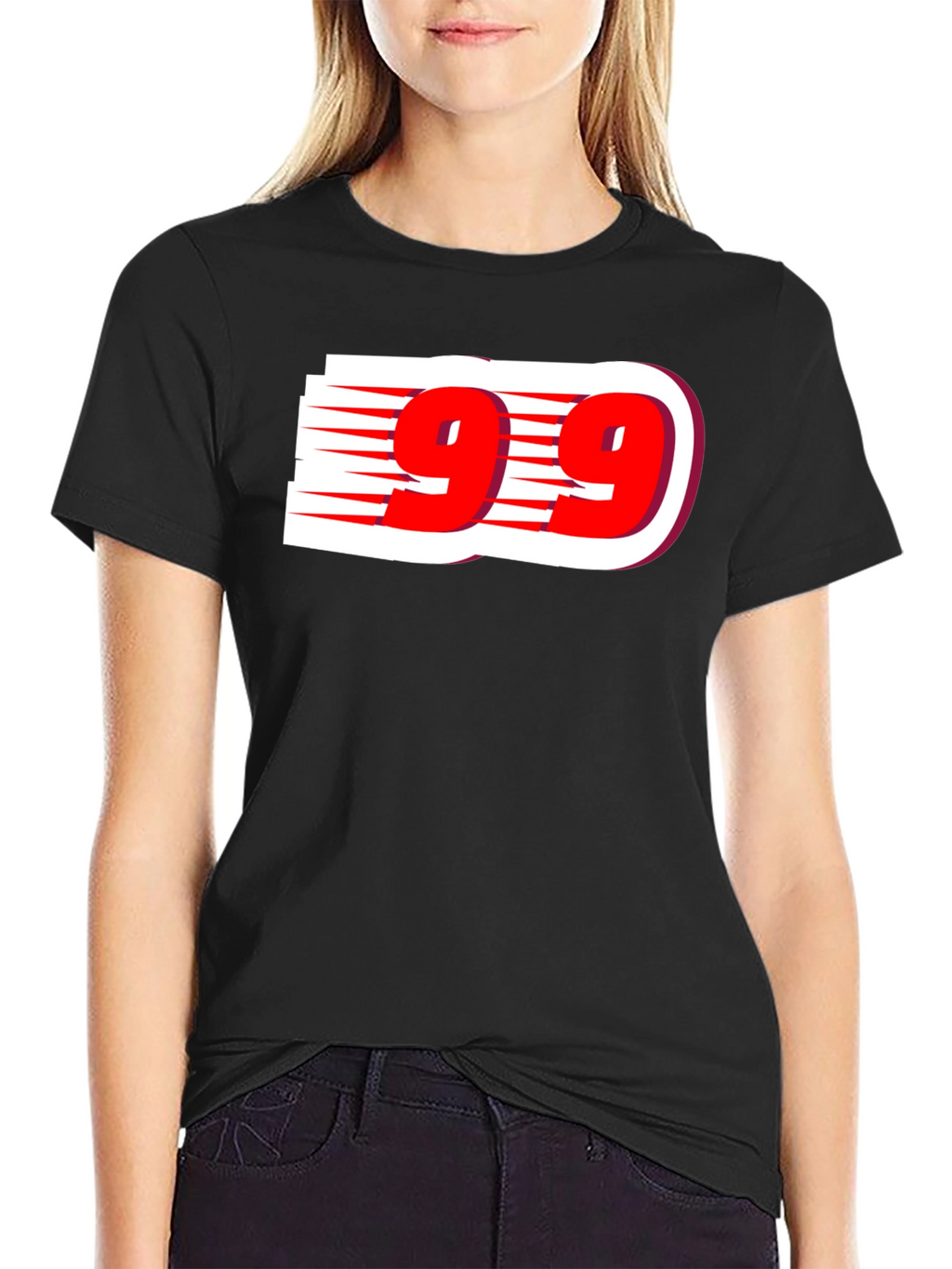 Black 99 Graphic Tee - Stylish & Bold