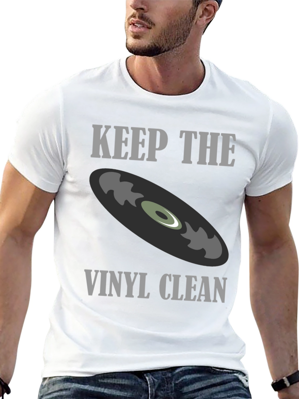 Keep The Vinyl Clean Graphic Tee