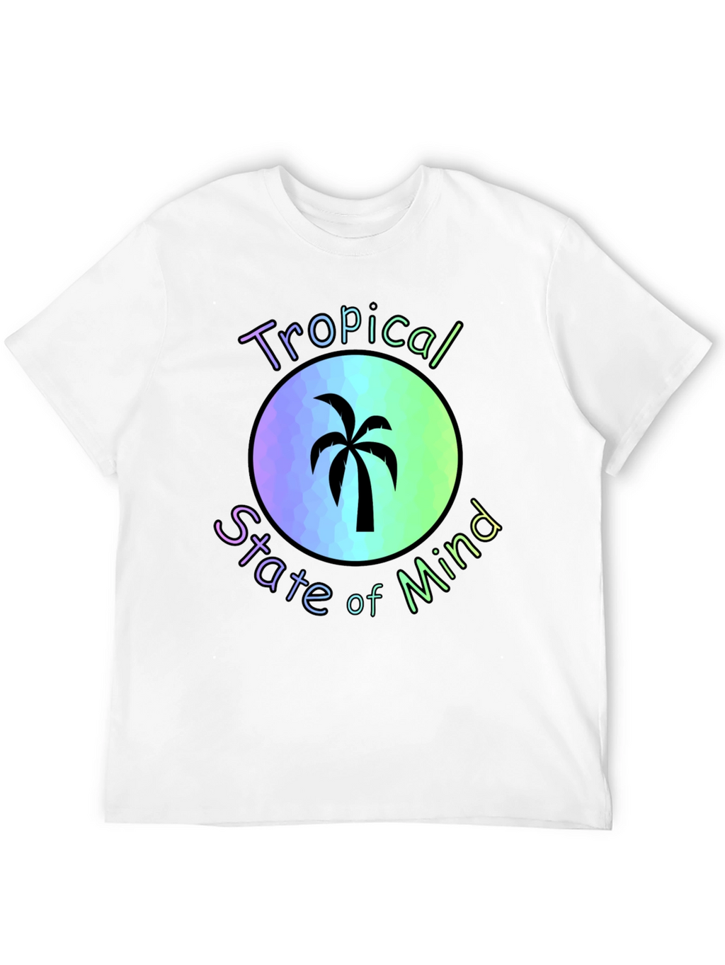 Tropical State of Mind Black T-Shirt