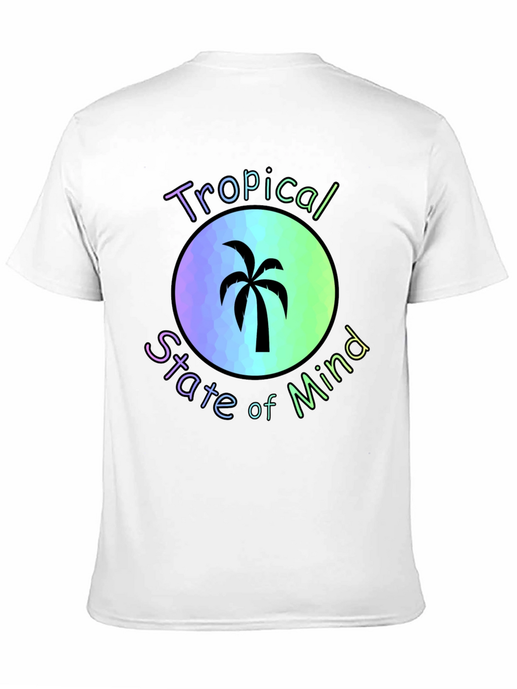 Tropical State of Mind Black T-Shirt