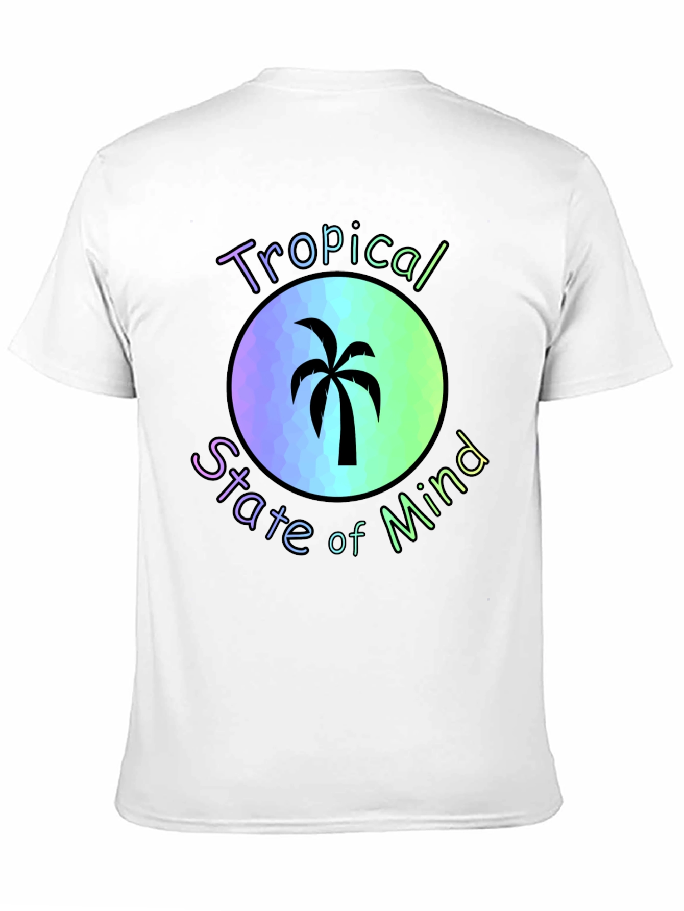 Tropical State of Mind Black T-Shirt
