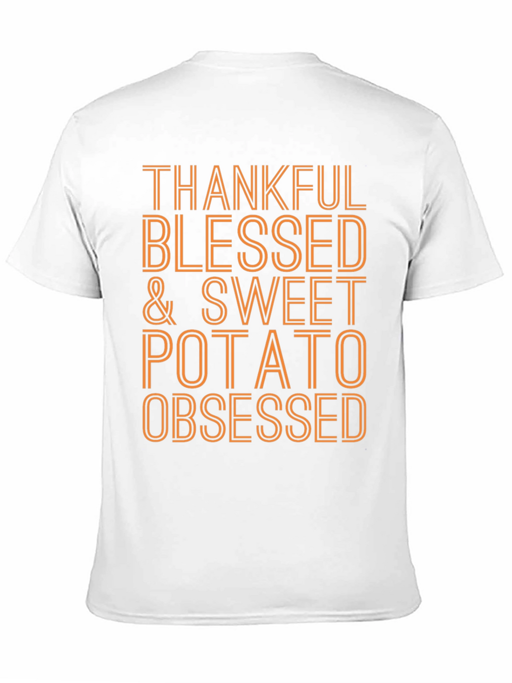 Thankful Blessed & Sweet Potato Obsessed T-Shirt