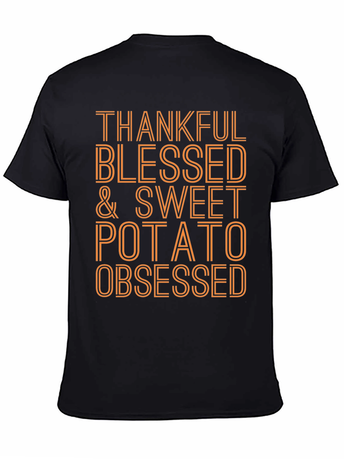 Thankful Blessed & Sweet Potato Obsessed T-Shirt