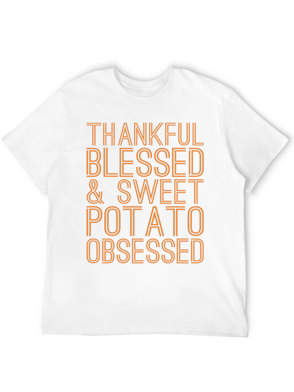Thankful Blessed & Sweet Potato Obsessed T-Shirt