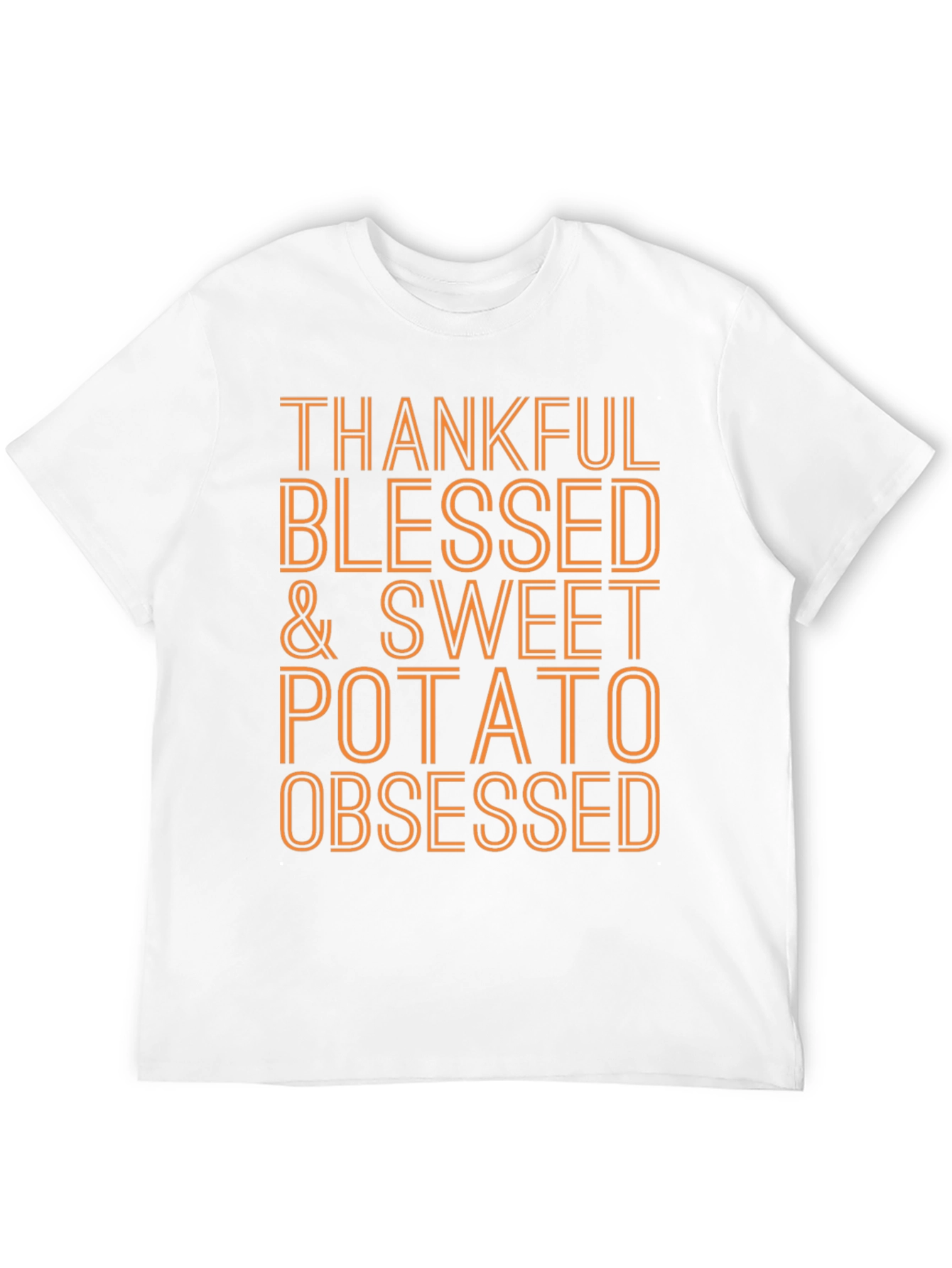 Thankful Blessed & Sweet Potato Obsessed T-Shirt