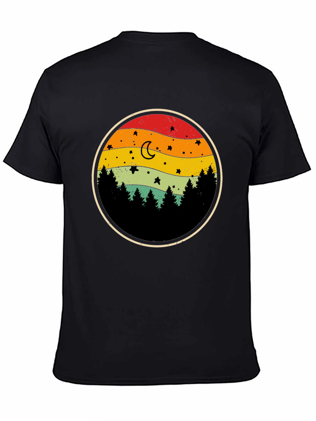 Retro Sunset Forest T-Shirt