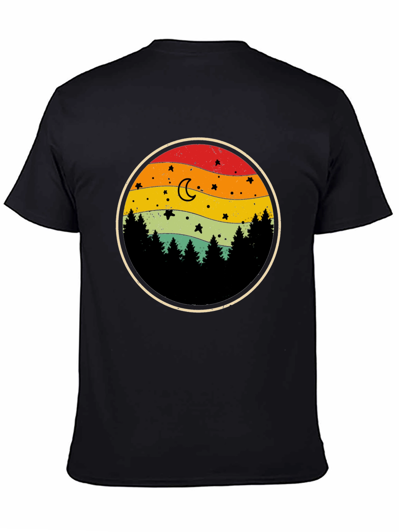 Retro Sunset Forest T-Shirt