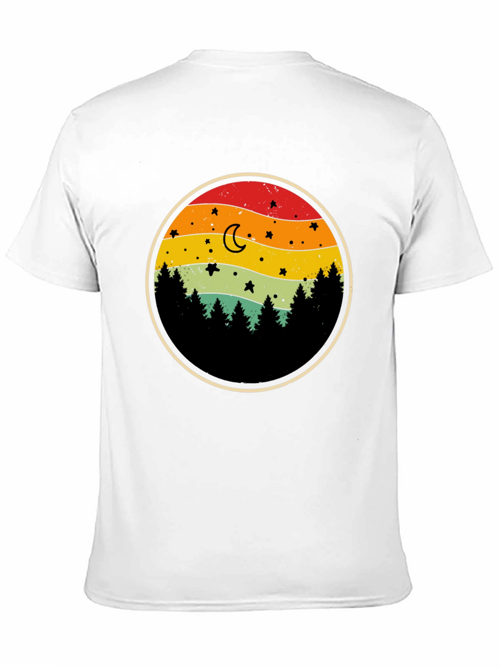 Retro Sunset Forest T-Shirt