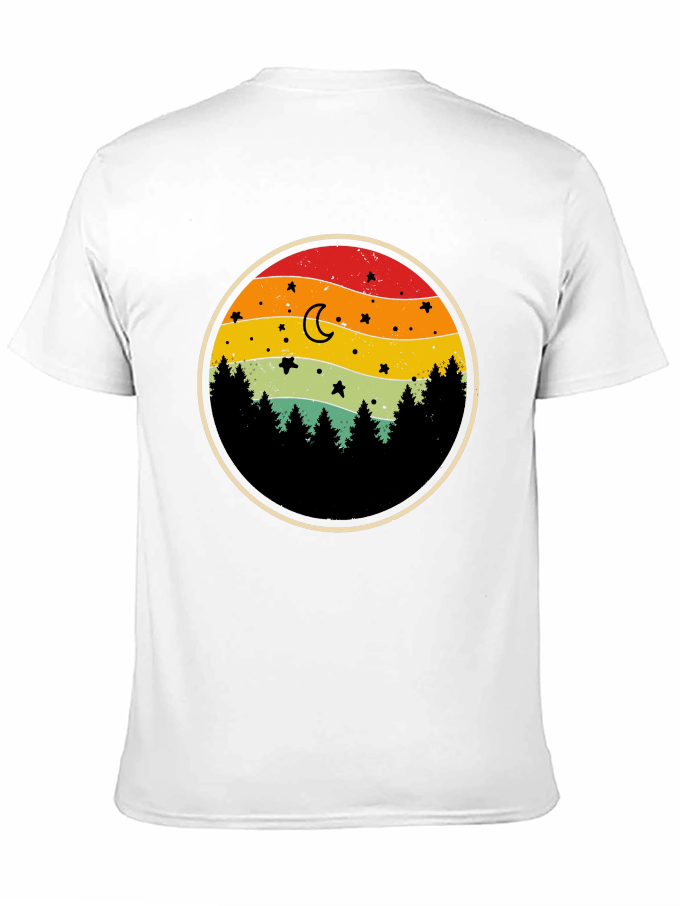 Retro Sunset Forest T-Shirt