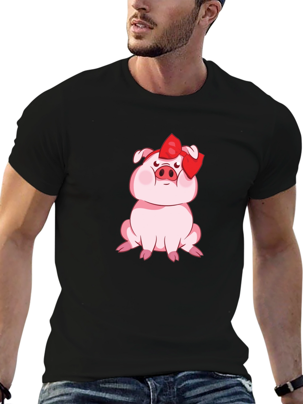 Cute Cartoon Pig T-Shirt