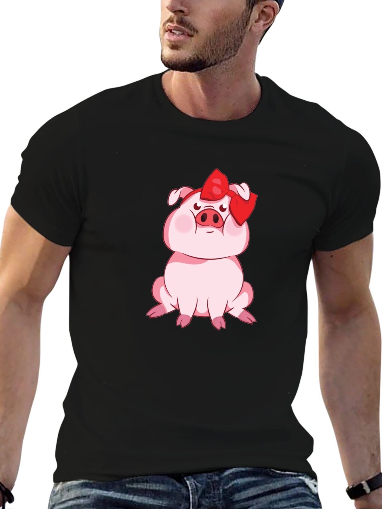 Cute Cartoon Pig T-Shirt