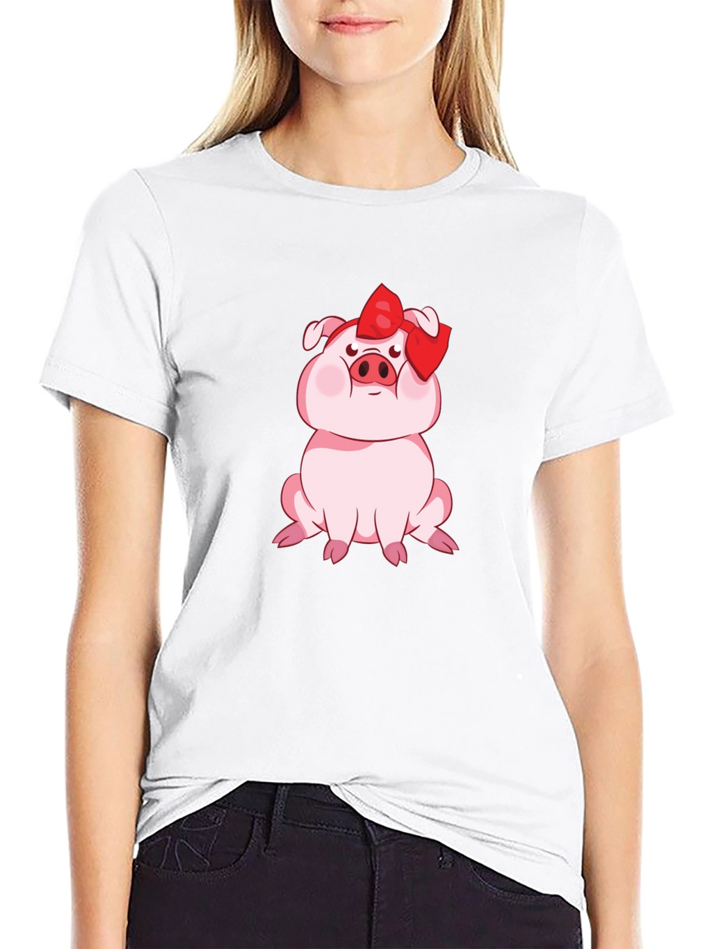 Cute Cartoon Pig T-Shirt