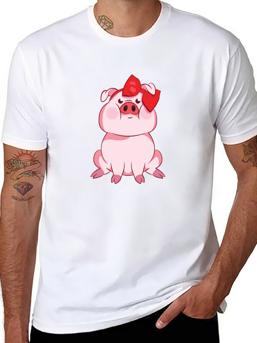 Cute Cartoon Pig T-Shirt