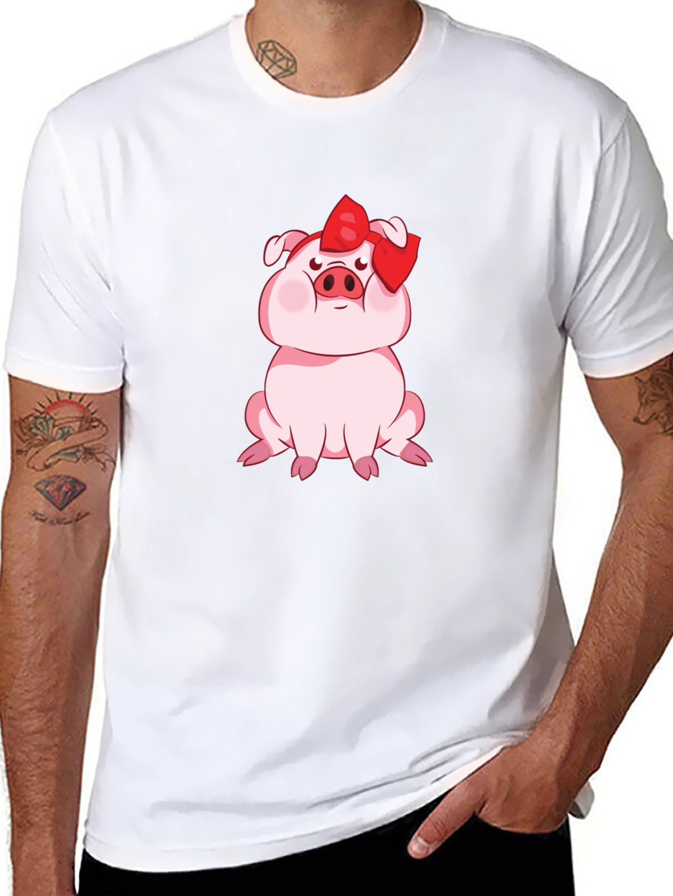 Cute Cartoon Pig T-Shirt