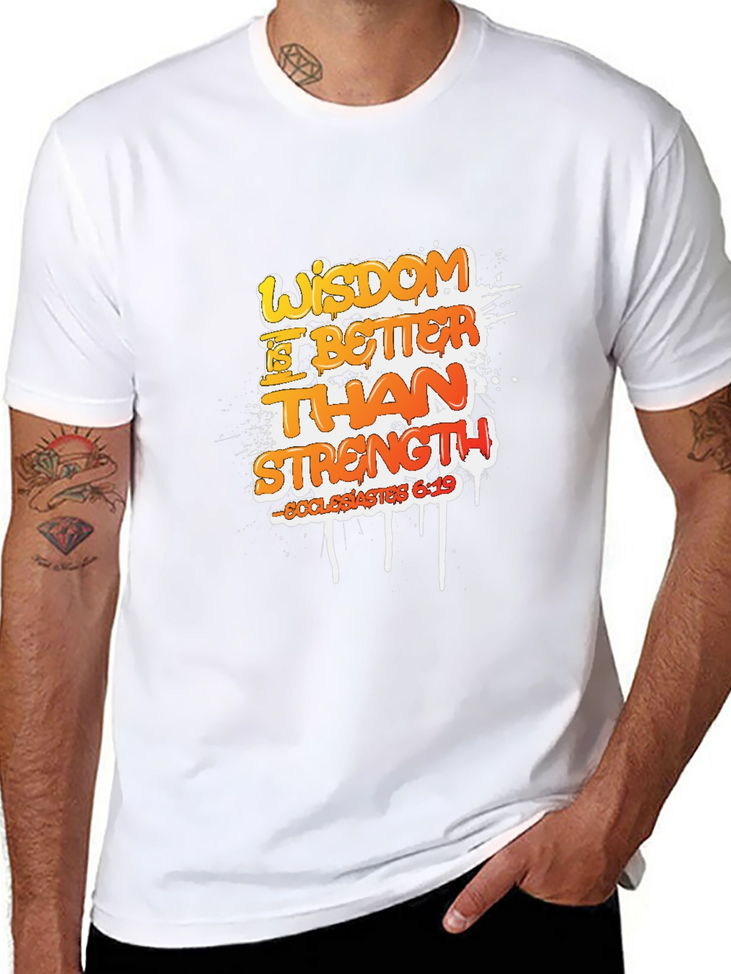 Wisdom is Better Than Strength Graphic T-Shirt