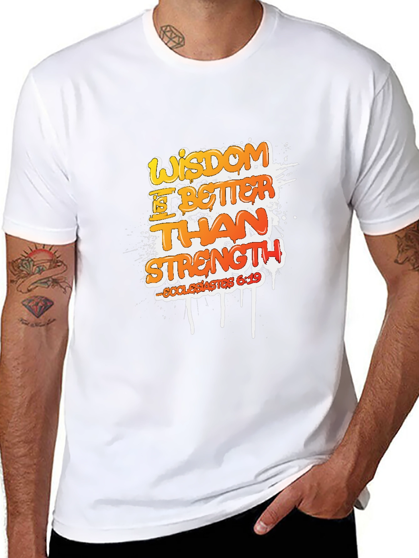Wisdom is Better Than Strength Graphic T-Shirt