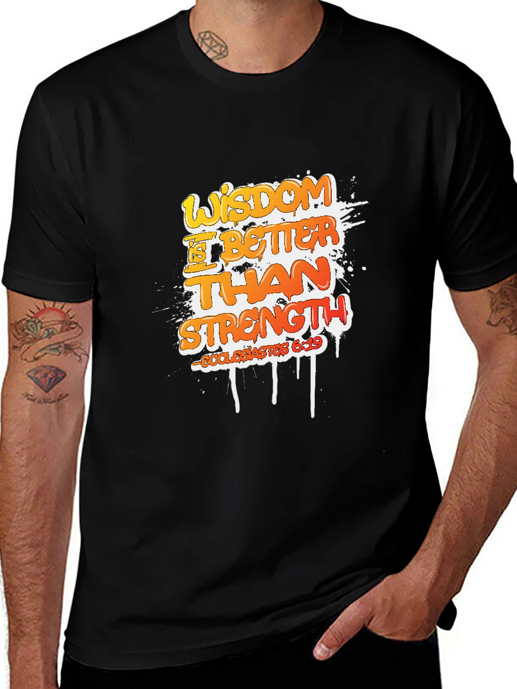 Wisdom is Better Than Strength Graphic T-Shirt