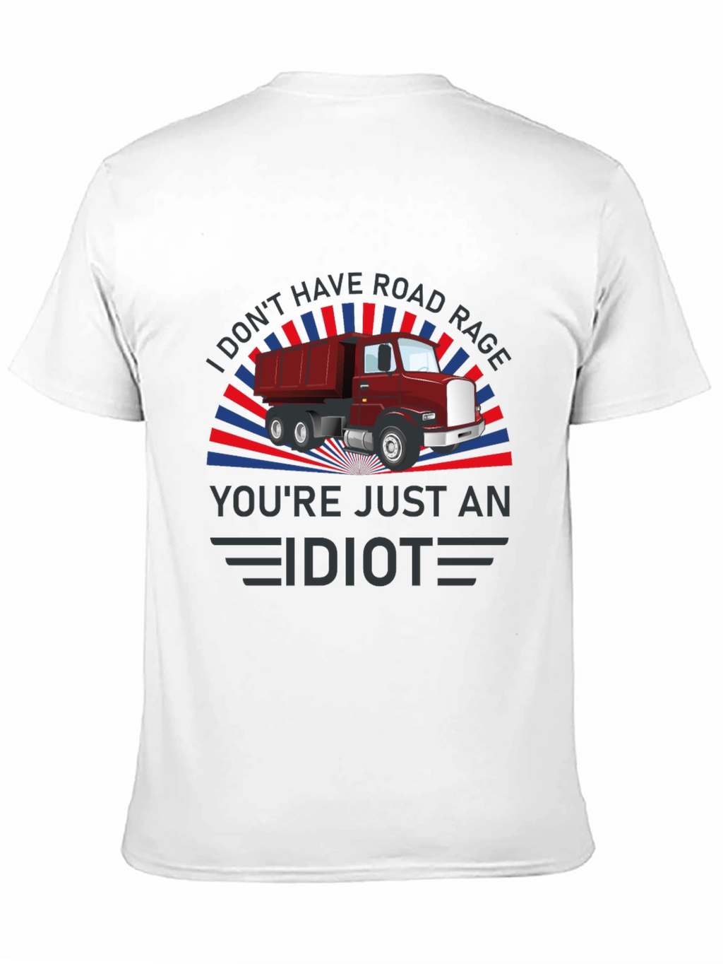 Road Rage Dump Truck Graphic Tee
