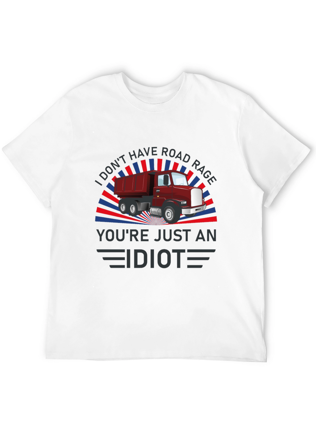 Road Rage Dump Truck Graphic Tee