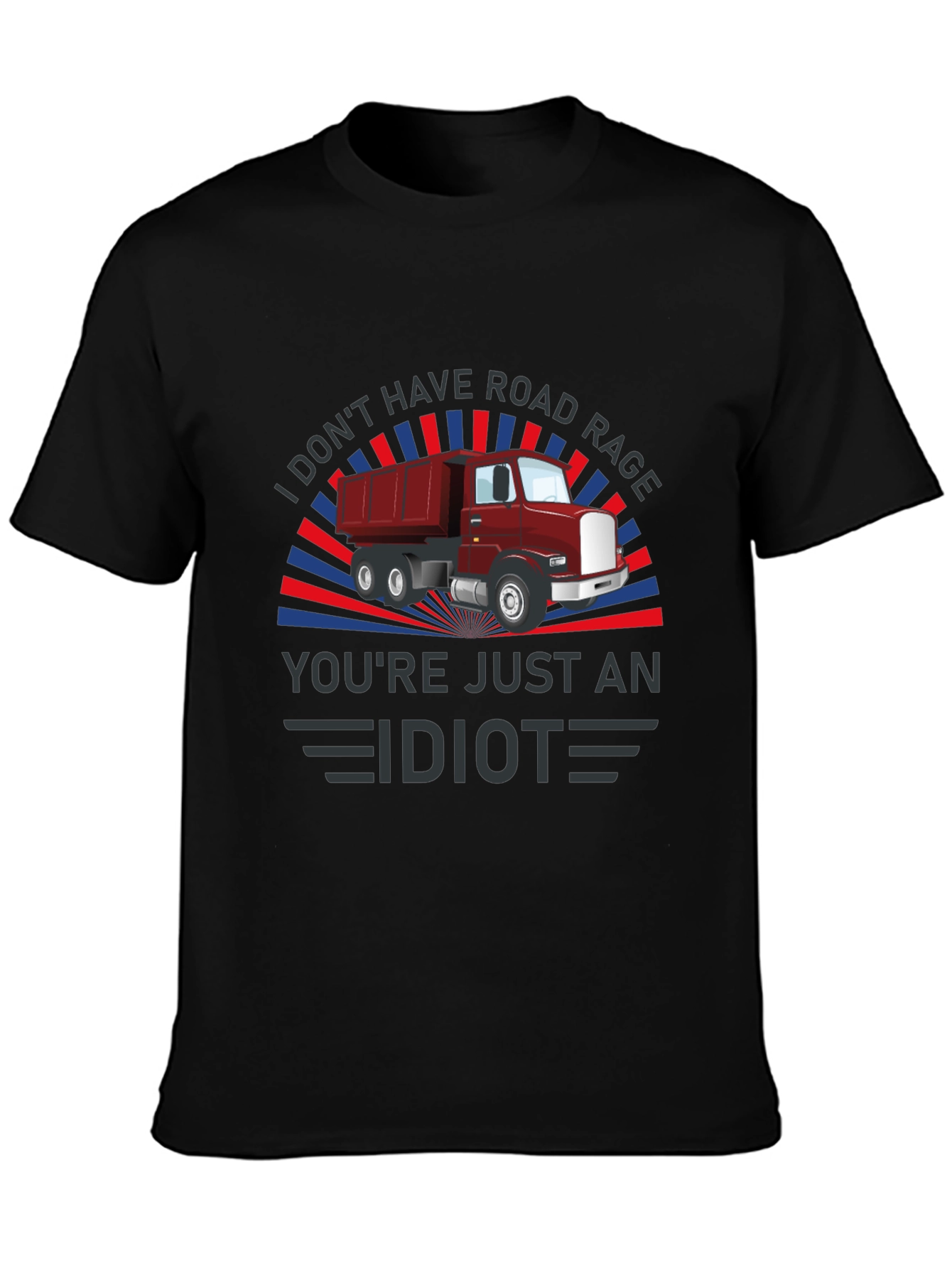 Road Rage Dump Truck Graphic Tee