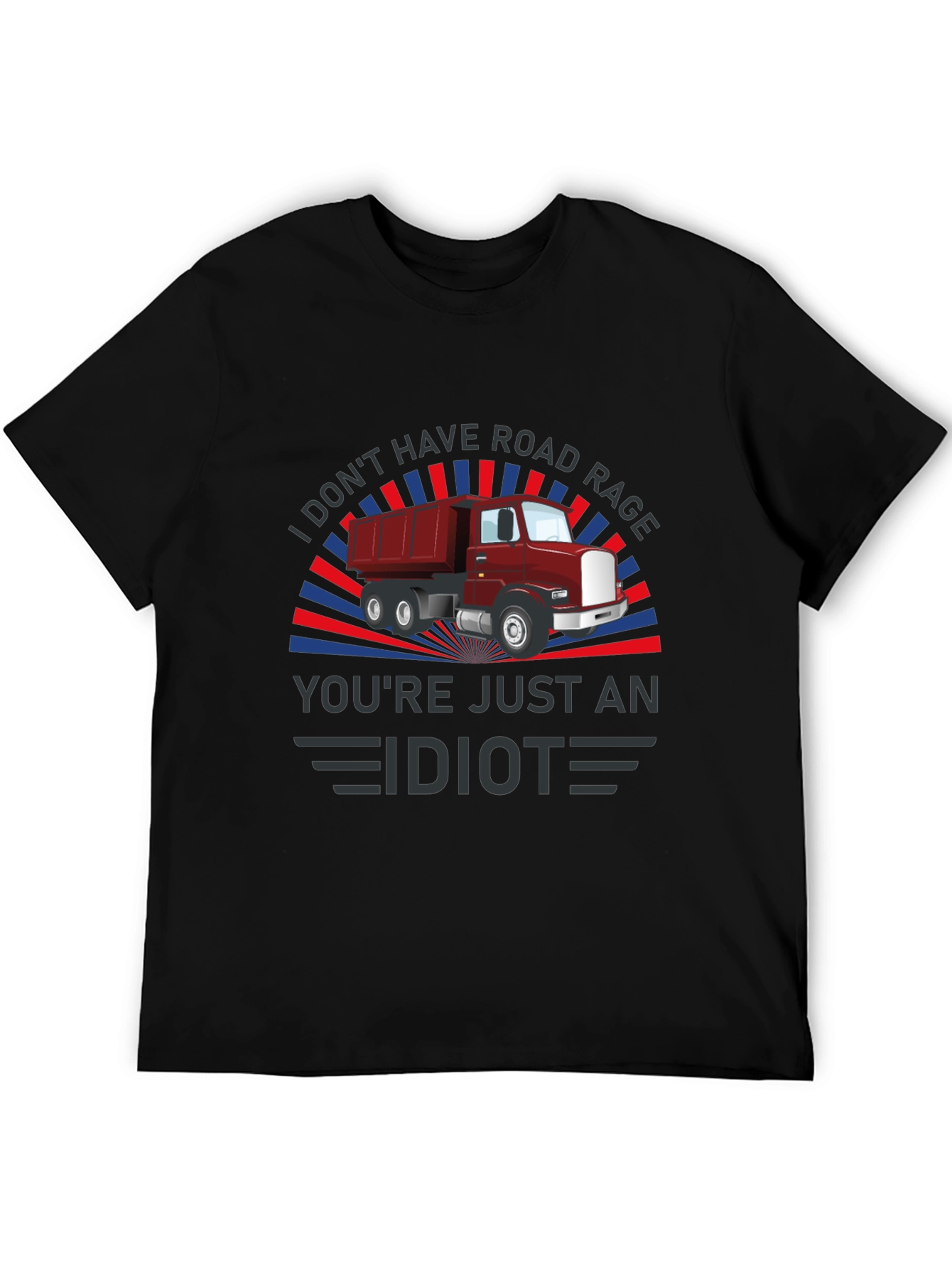 Road Rage Dump Truck Graphic Tee