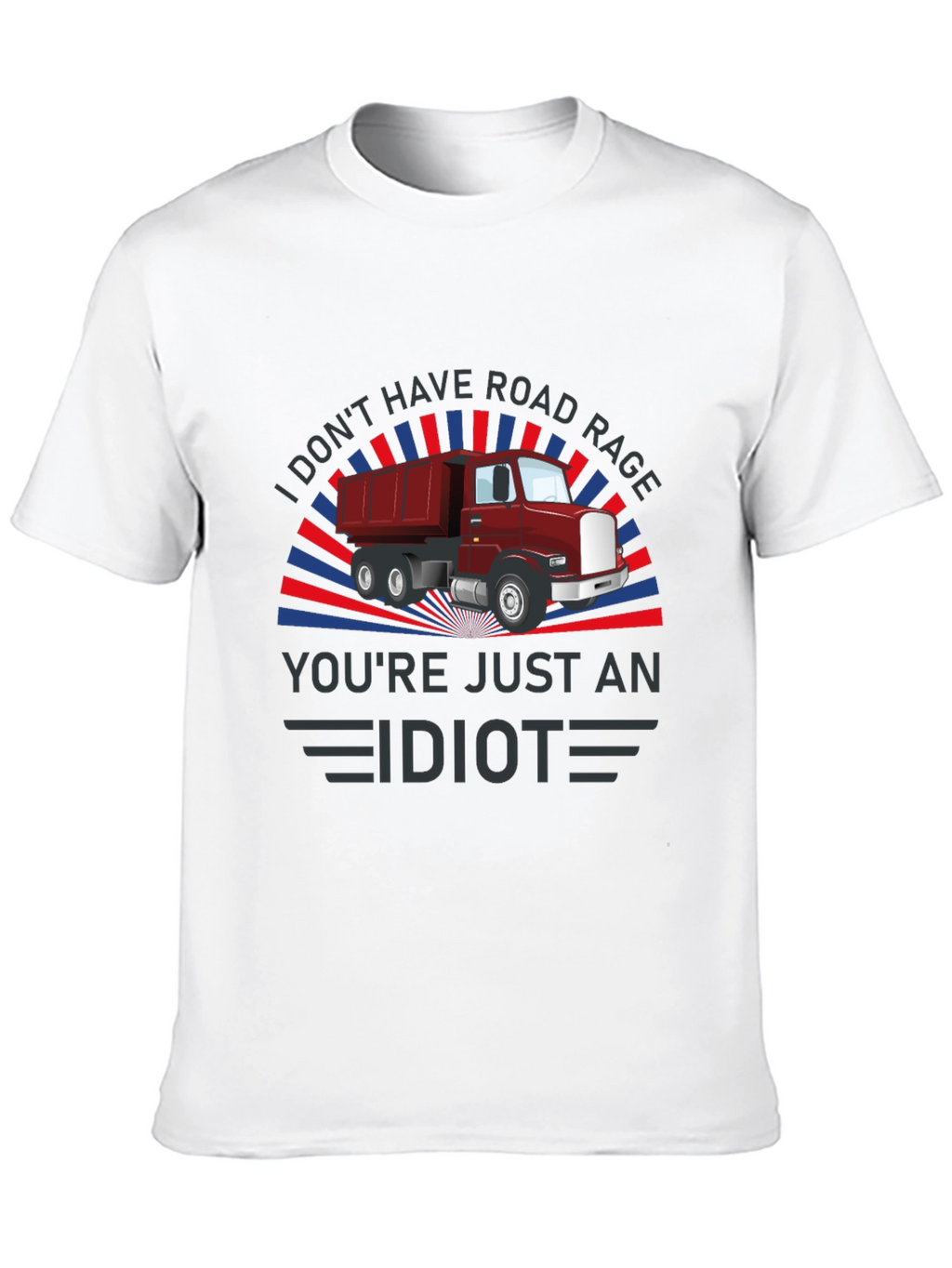 Road Rage Dump Truck Graphic Tee