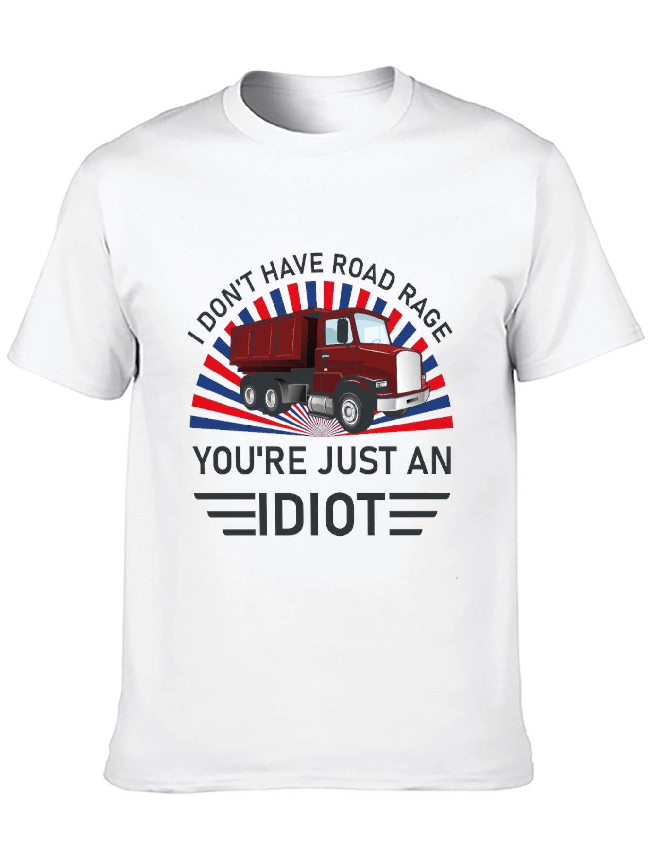 Road Rage Dump Truck Graphic Tee