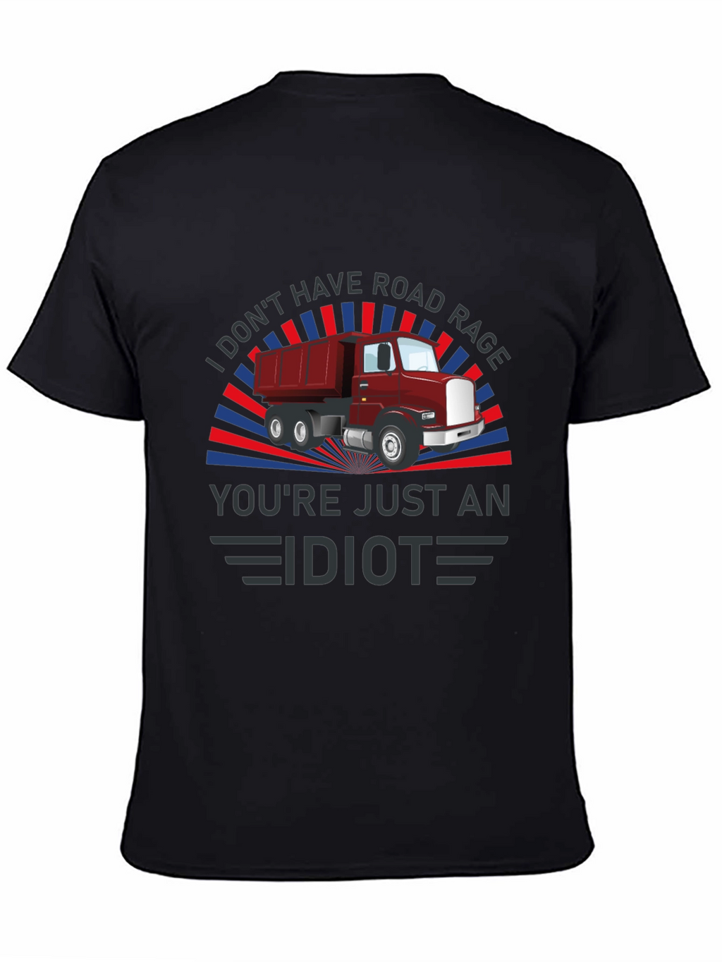 Road Rage Dump Truck Graphic Tee