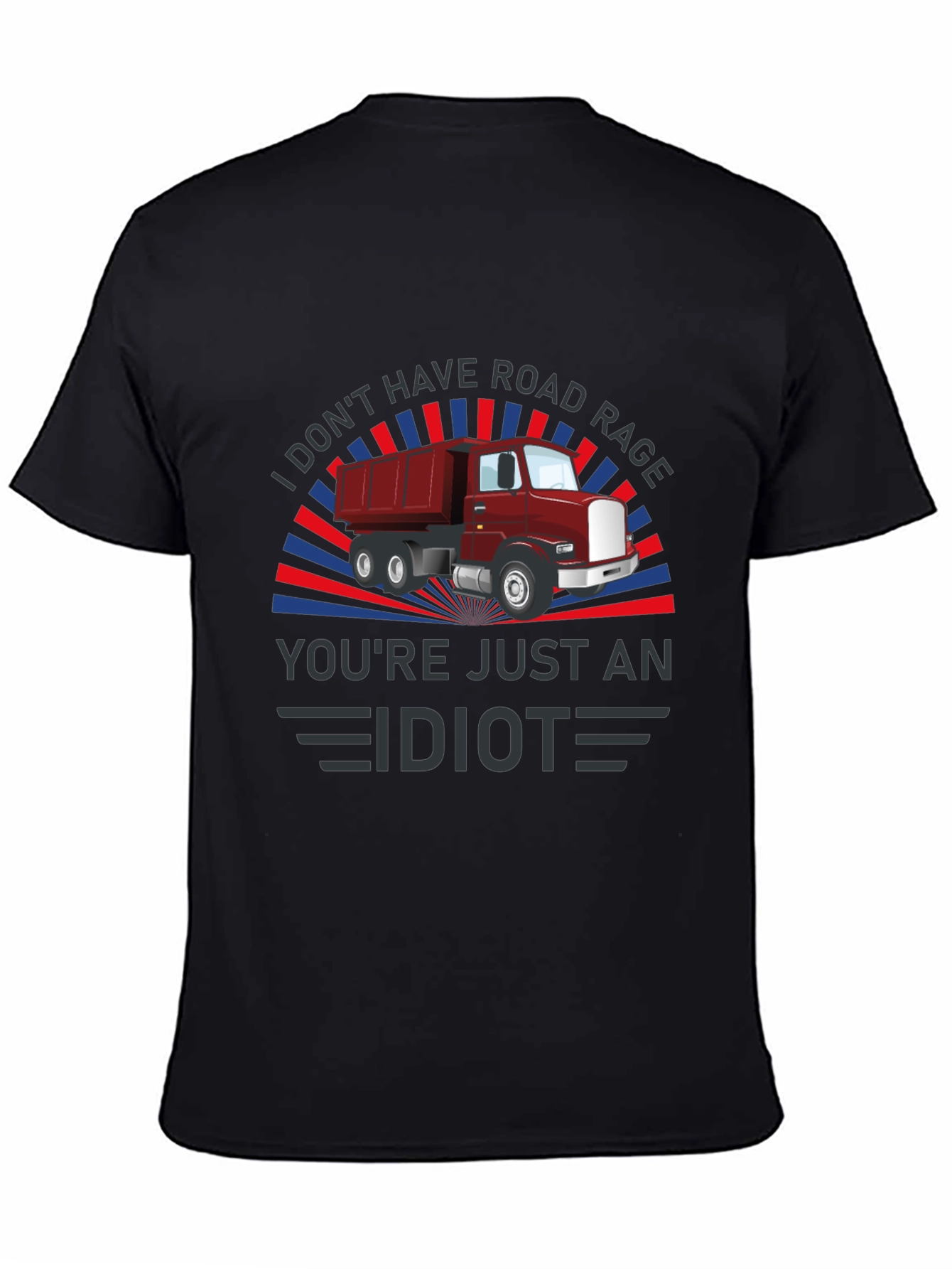 Road Rage Dump Truck Graphic Tee