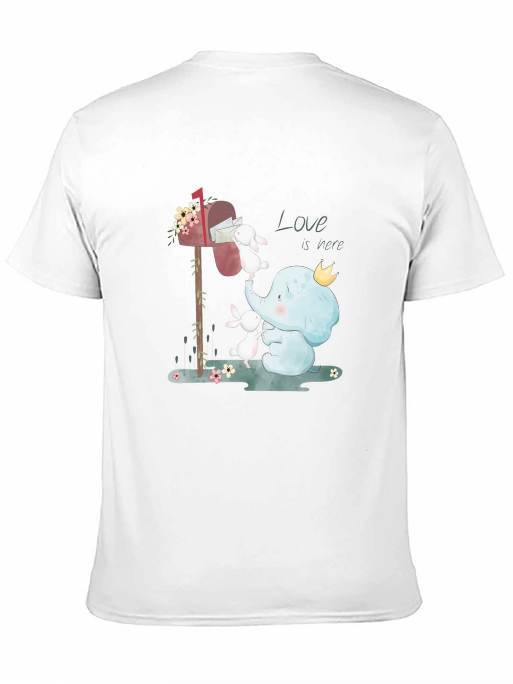 Elephant & Bunny Love Graphic T-Shirt