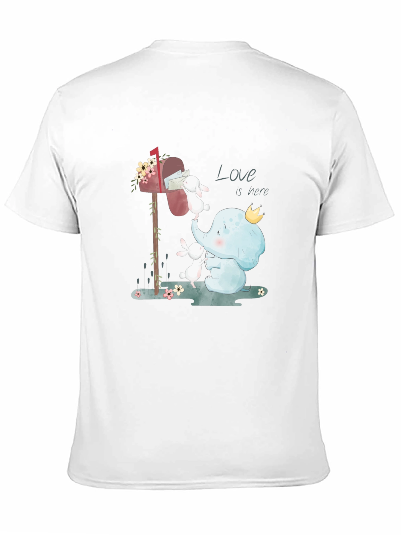 Elephant & Bunny Love Graphic T-Shirt