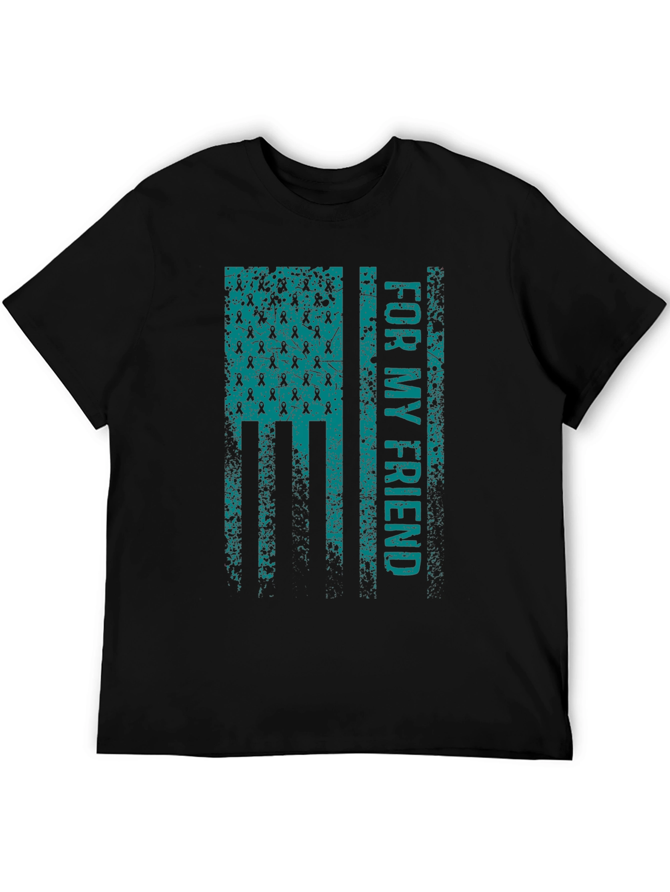 For My Friend Ribbon Flag T-Shirt