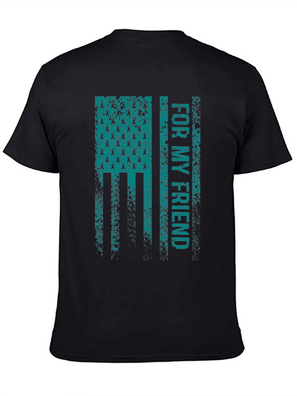 For My Friend Ribbon Flag T-Shirt