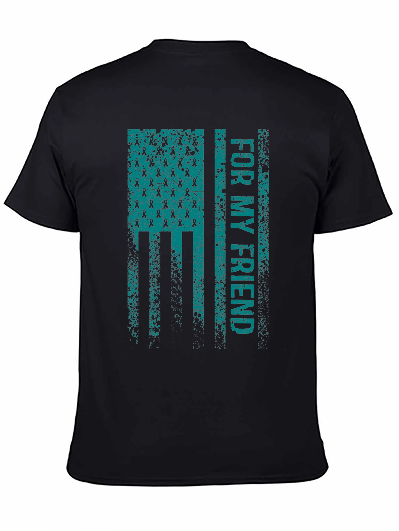 For My Friend Ribbon Flag T-Shirt