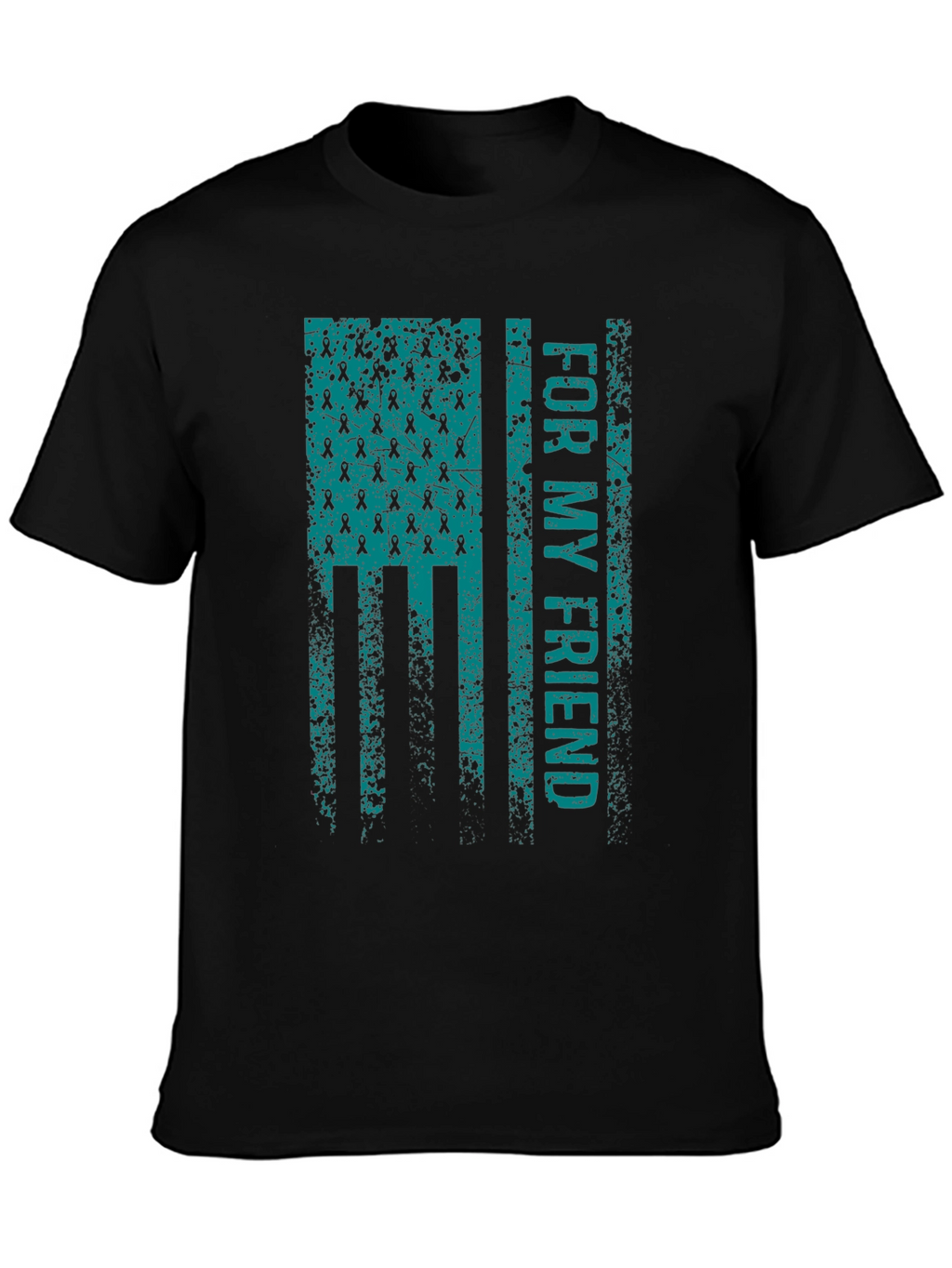 For My Friend Ribbon Flag T-Shirt