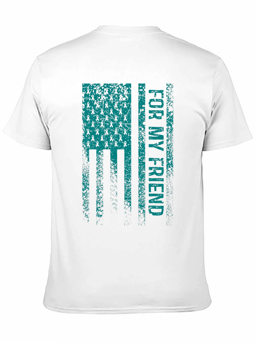 For My Friend Ribbon Flag T-Shirt