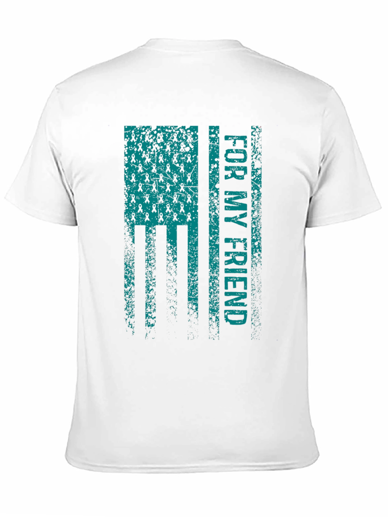 For My Friend Ribbon Flag T-Shirt