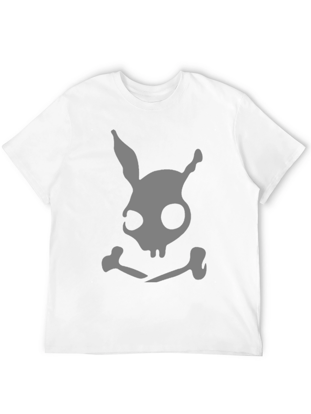 Dark Bunny Skull & Crossbones Black T-Shirt