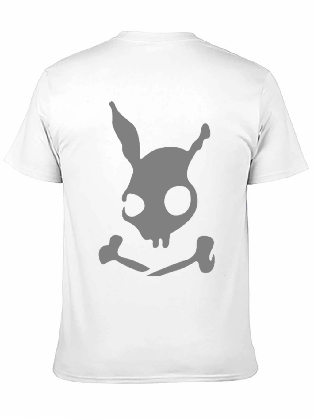 Dark Bunny Skull & Crossbones Black T-Shirt