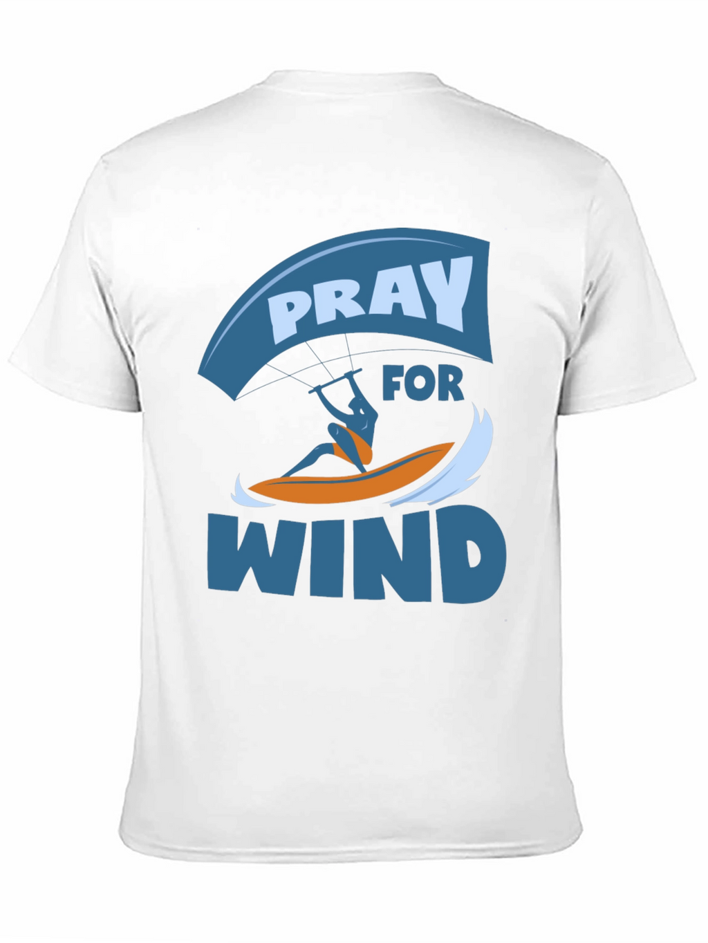 Pray for Wind Graphic T-Shirt - Kite Surfing