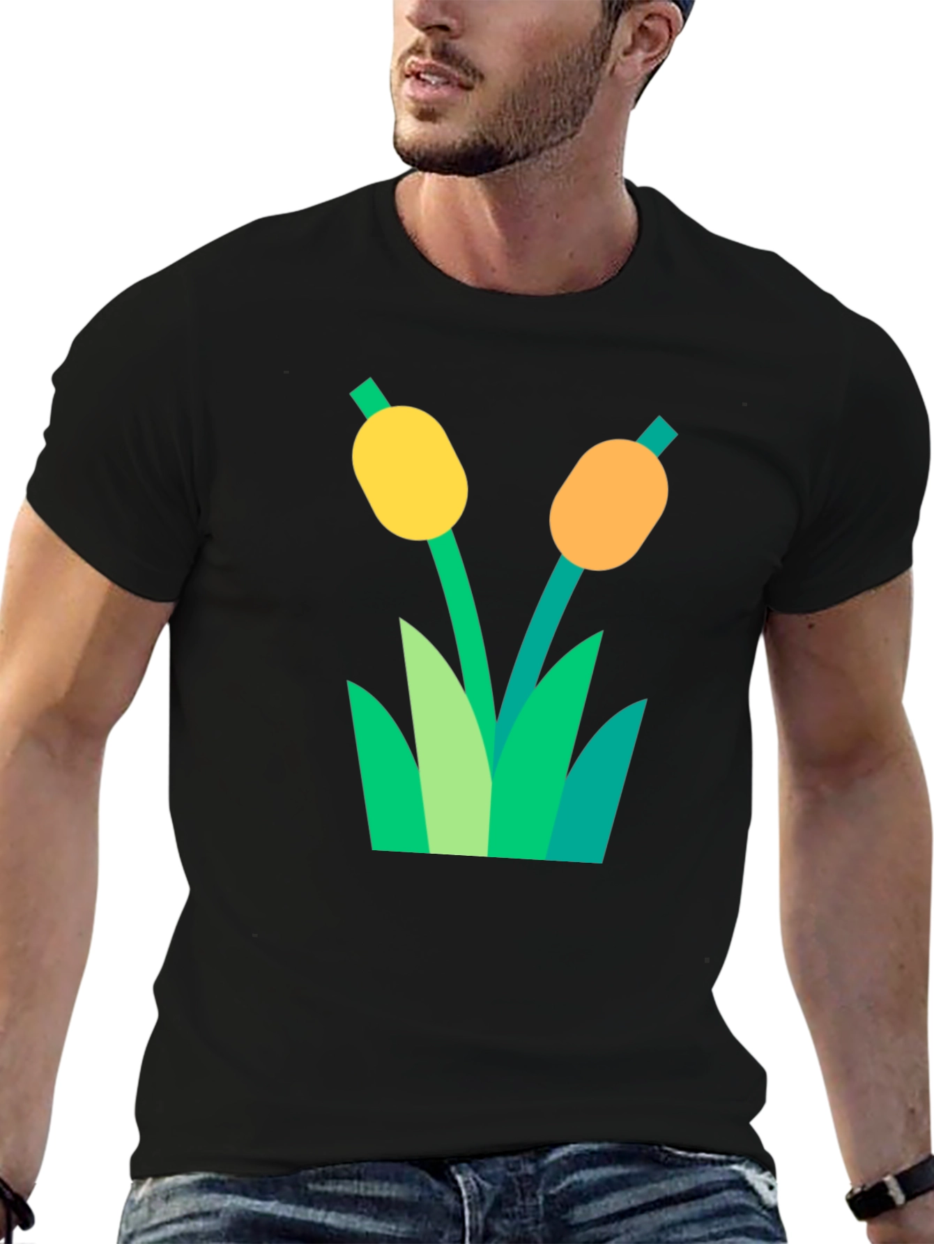 Cattail Graphic T-Shirt - Nature Inspired Tee