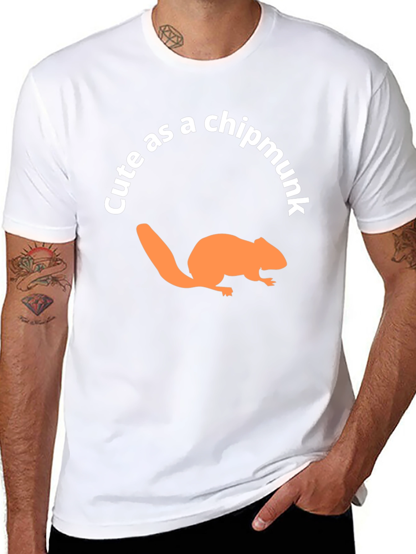Cute as a Chipmunk Graphic Tee