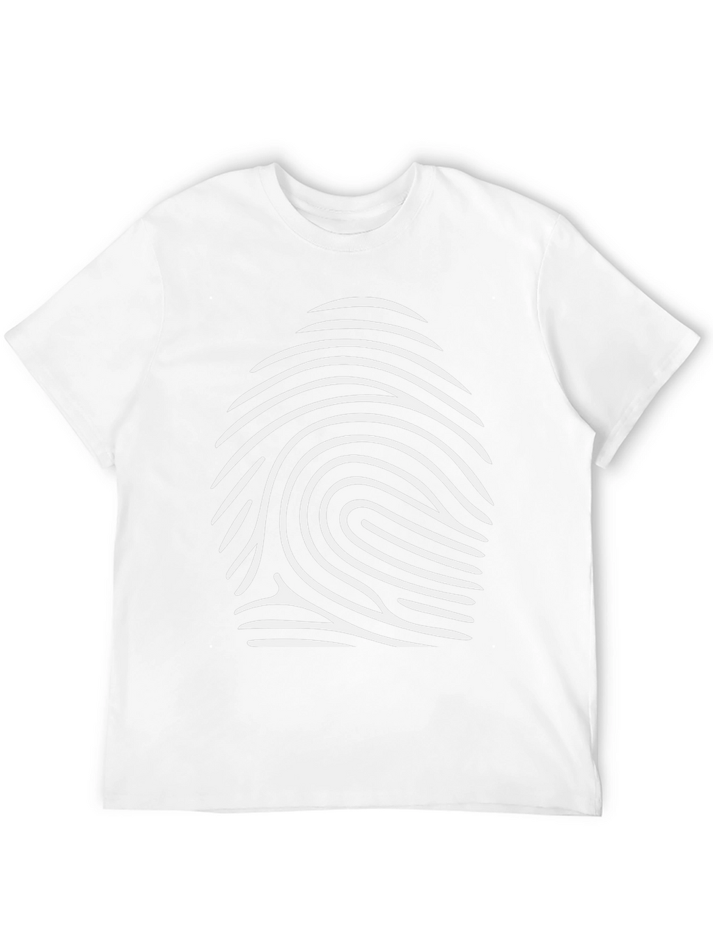 Fingerprint Graphic Black T-Shirt
